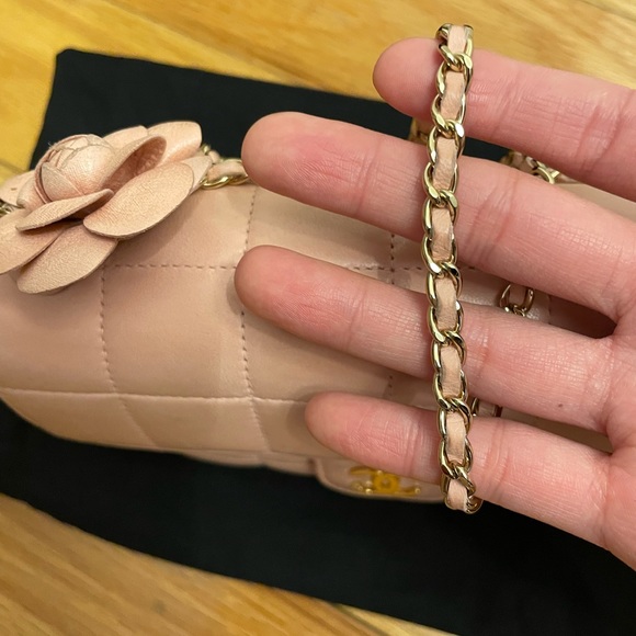 Chanel pink chocolate bar flap bag - Picture 7 of 12